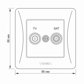  TV+SAT    VIDEX BINERA (VF-BNSK2TVSATE-SS) 6