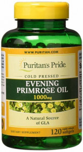  Puritans Pride Evening Primrose Oil 1000 mg with GLA - 120 Softgels 100-17-6423817-20