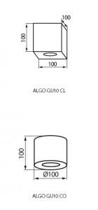   Kanlux ALGO GU10 CL-B 27030 3