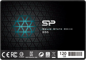  SSD 120GB Silicon Power Slim S55 2.5 SATAIII TLC (SP120GBSS3S55S25)