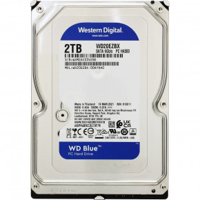  HDD SATA 2.0TB WD Blue 7200rpm 256MB (WD20EZBX) Refurbished