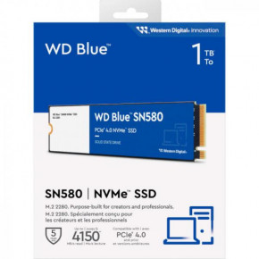 SSD  M.2 WD Blue SN580 1TB (WDS100T3B0E) 5