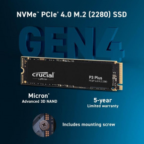 SSD  M.2 Crucial P3 Plus 2TB (CT2000P3PSSD8) 3