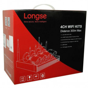     4  Longse WIFI 3604-2Mp Kit 4, 300 , 2 , FullHD 1080P 4