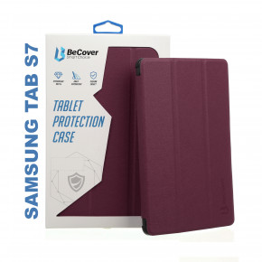 - BeCover Smart Case  Samsung Galaxy Tab S7 (SM-T875) Red Wine (705224) 8