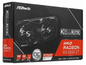  ASRock Radeon RX 6650 XT Challenger D 8GB OC (RX6650XT CLD 8GO) 11