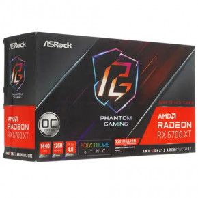  ASRock Radeon RX 6750 XT Phantom Gaming D 12GB OC (RX6750XT PGD 12GO) 12