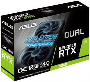  Asus GeForce RTX3060 12Gb DUAL OC V2 LHR (DUAL-RTX3060-O12G-V2) 11