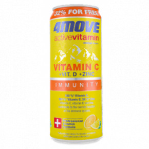    4MOVE Vitamin Active Vitamins C+D+ZINK 330ml