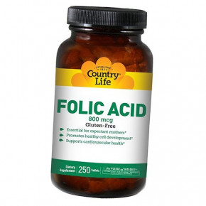  Country Life Folic Acid 250  (36124073)