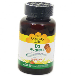  Country Life Vitamin D3 1000 Gummies 60  - (36124085)