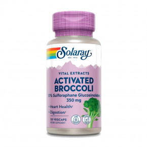  Solaray Activated Broccoli Seed Extract 350 mg 30  