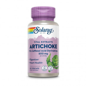  Solaray Artichoke 600 mg 60 veg caps