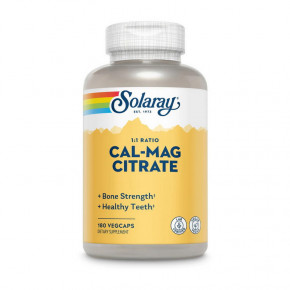  Solaray Cal-Mag Citrate 180 vcaps