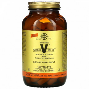     VM-75 Solgar (Multiple Vitamins) 180 