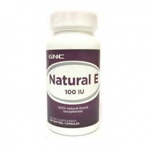  GNC Natural E 100 IU 100  