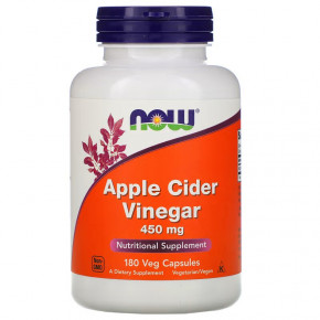  NOW Apple Cider Vinegar 450 mg 180  