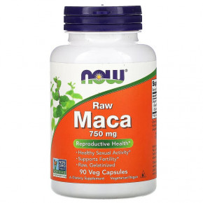  NOW Maca 750 mg raw 90 veg caps