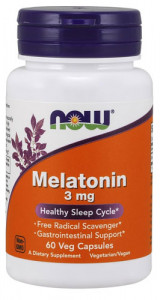  NOW Melatonin 3 mg 60   