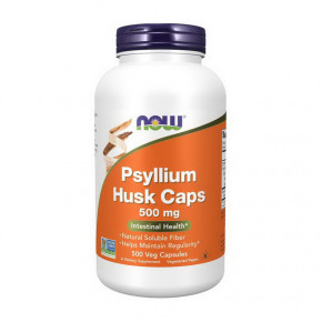  NOW Psyllium Husk Caps 500 mg 500 veg caps