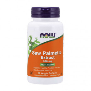  NOW Saw Palmetto Extract 320 mg 90 veg softgels