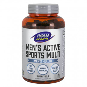    Now Foods Mens Active Sports Multi 180  (CN4501)