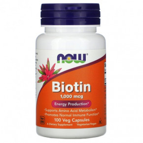  Now Foods (Biotin) 1000  100  (NOW-00469)