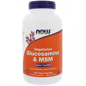     Now Foods (Glucosamine & MSM) 240   (NOW-03131)