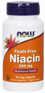   B3 Now Foods (Flush-Free Niacin) 250  90  (NOW-00483)