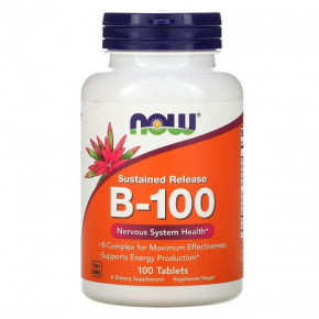  B-100 Now Foods (Vitamin B-100) 100  (NOW-00439)