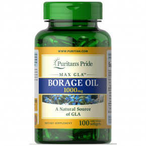    Puritan's Pride Borage Oil 1000 mg 100  