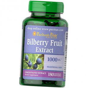  Puritans Pride Bilberry Fruit Extract 1000 90 (71367013)