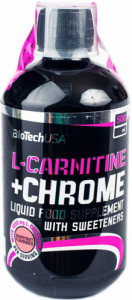  BioTech L-Carnitine + Chrome 500  - 