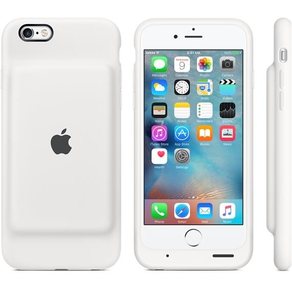 - Apple Smart Battery Case  iPhone 6/6s White (MGQM2ZM/A)