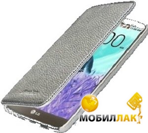  Melkco Book leather case  LG Optimus G2, white (LGF320LCFB2WELC)