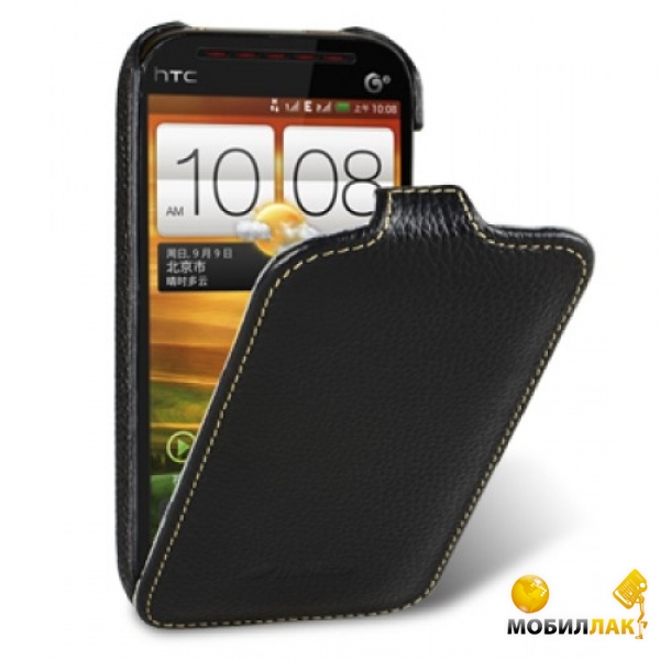   HTC Desire SV T326e, Melkco Jacka leather case black (O2DSSVLCJT1BKLC)