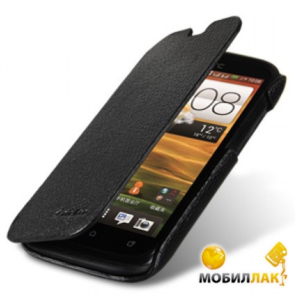   HTC Desire V/Desire X Melkco Book leather black (O2DESVLCFB2BKLC)