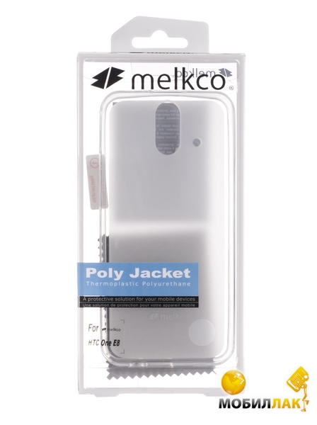  Melkco HTC One E8 Poly Jacket TPU Transparent (O2E8ACTULT2TSMT)