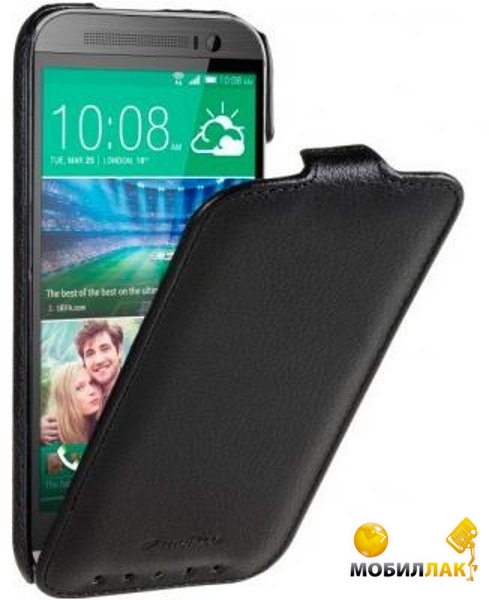  Melkco Jacka leather case  HTC One M8, black (O2O2M8LCJT1BKPULC)