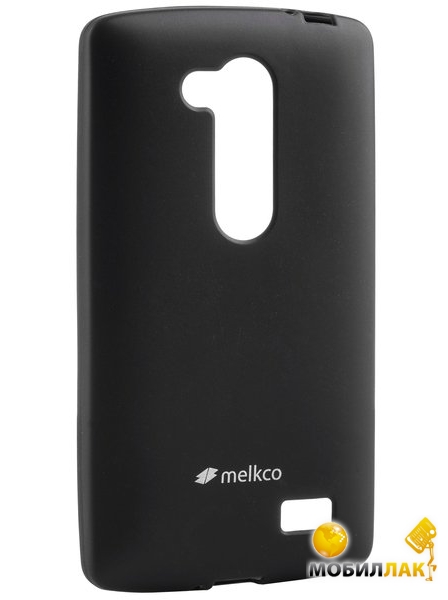  Melkco  LG L70+ Fino/D295 Poly Jacket TPU Black (LGD295TULT2BKMT)