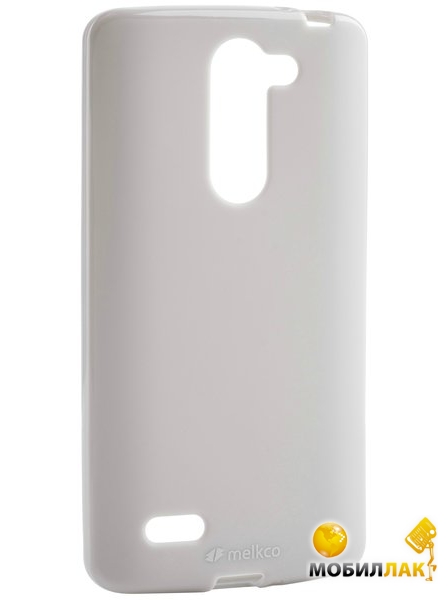  Melkco  LG L80+ Bello/D335 Poly Jacket TPU Gray (LGD335TULT3GYPL)
