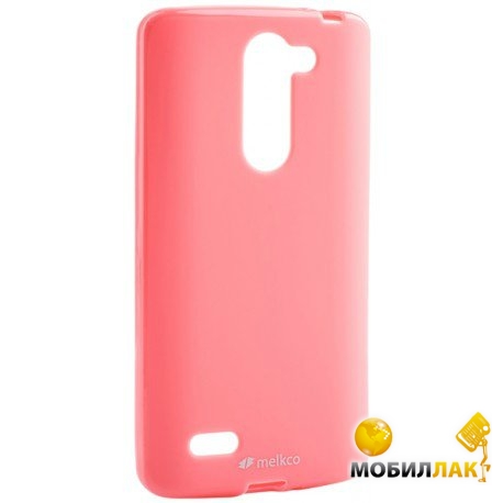  Melkco  LG L80+ Bello/D335 Poly Jacket TPU Pink (LGD335TULT2PKPL)