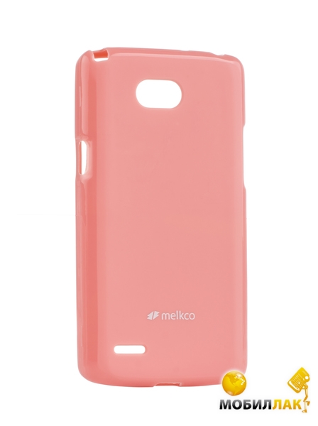  Melkco LG L80 Dual/D380 Poly Jacket TPU Pink (LGD370TULT2PKPL)