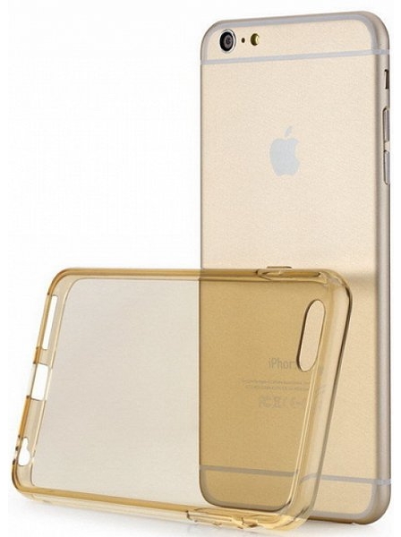 TPU чехол Rock Slim Jacket для Apple iPhone 6/6s 4.7 Transparent Gold