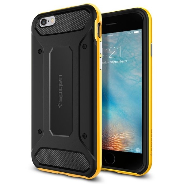 Чехол-накладка Spigen Case Neo Hybrid Carbon Reventon Yellow для iPhone 6/6S (SGP11622)