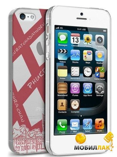 Чехол Usams iPhone 5 Soft Case-City Series Red