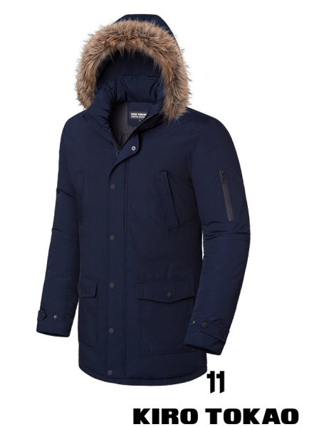 Длинная куртка Kiro Tokao 8801 50 (L) темно-синий