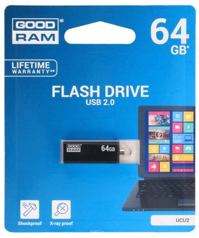  Goodram USB 2.0 64GB UCU2 (UCU2-0640K0R11)