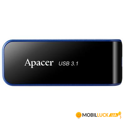 - Apacer 64GB AH356 Black USB 3.0 (AP64GAH356B-1)