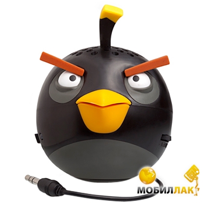   Gear4 Angry Birds Mini Speaker Black Bird for iOS/Android devices (PG779G)